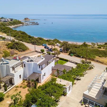 Smaragdi Beachfront Villa Asklipiion